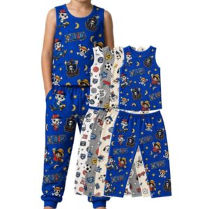 PIJAMA NIÑO SIN MANGAS