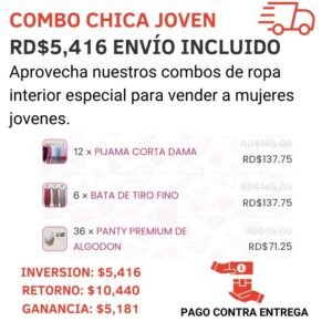 COMBO CHICA JOVEN