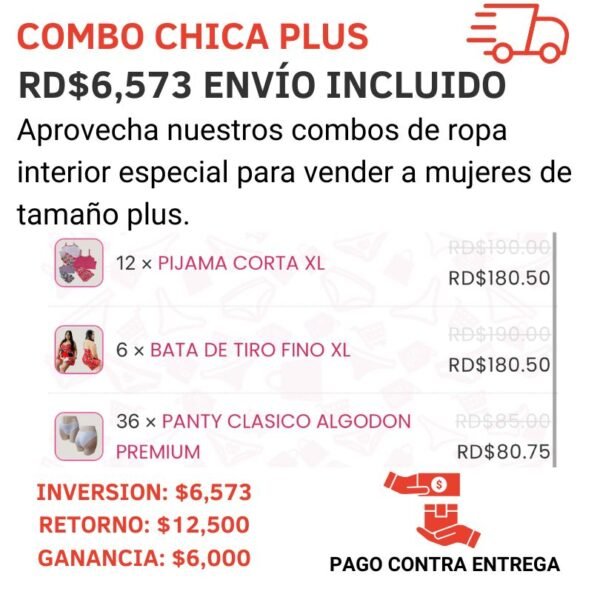 COMBO CHICA PLUS