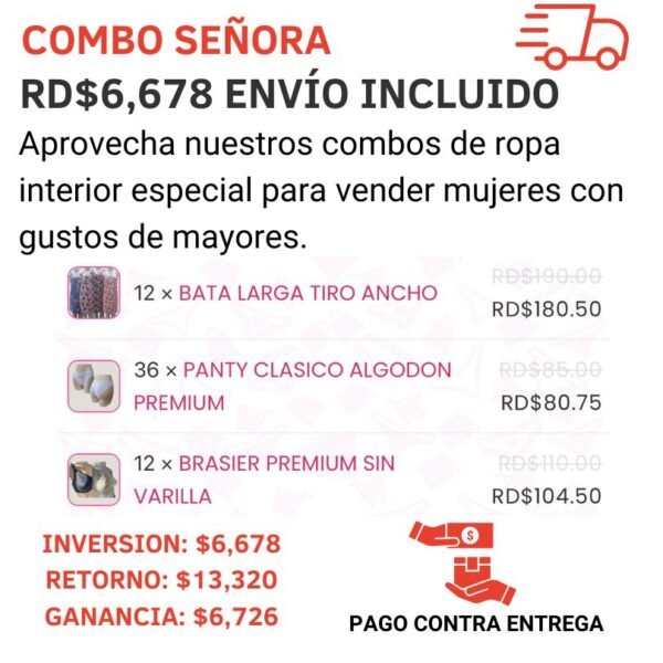 COMBO SEÑORA