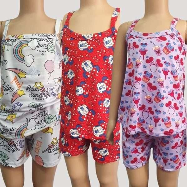 PIJAMA CORTA DE NIÑA