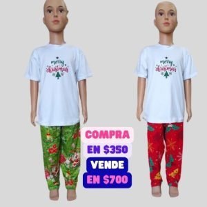 PIJAMAS NAVIDEÑAS NIÑOS